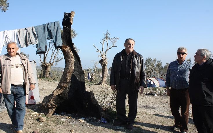 Στη Μόρια ο βουλευτής της ΝΔ, Χαράλαμπος Αθανασίου