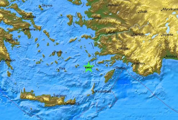 Σεισμός 4,1 Ρίχτερ στη Νίσυρο