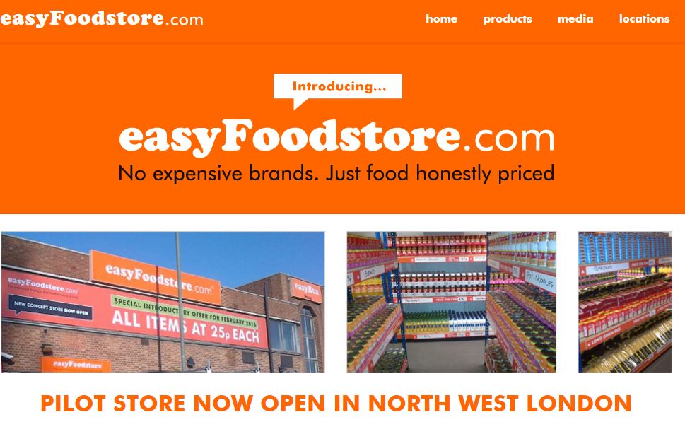 Άνοιξε το easyFoodstore με τρόφιμα από 25 πένες