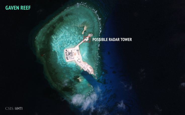 Η Κίνα πιθανόν να εγκαθιστά ραντάρ στα νησιά Σπάρτλι