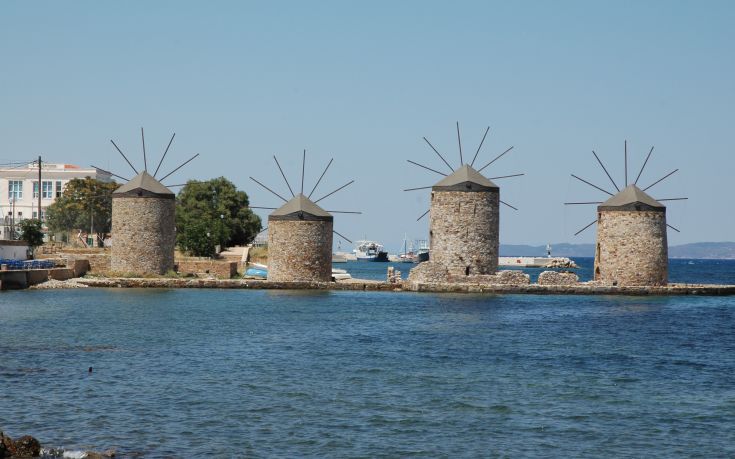 Χίος, οι μύλοι στα Ταμπάκικα