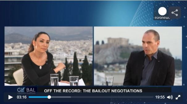 Βαρουφάκης: Είμαι περήφανος που ηχογράφησα τα Eurogroup