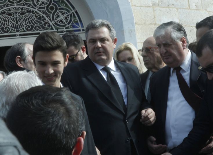 Το «τελευταίο αντίο» στον πατέρα του είπε ο Πάνος Καμμένος