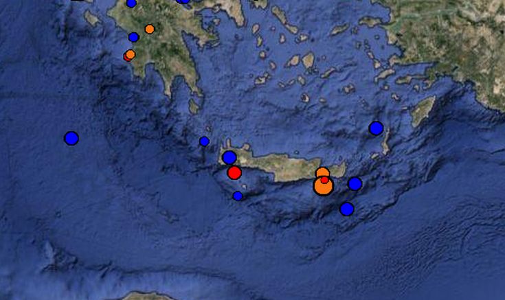 Σεισμική δόνηση 4,5 Ρίχτερ στην περιοχή της Ιεράπετρας