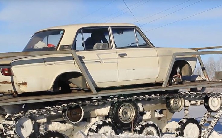 Ένα Lada μεταμορφώθηκε σε… τανκ
