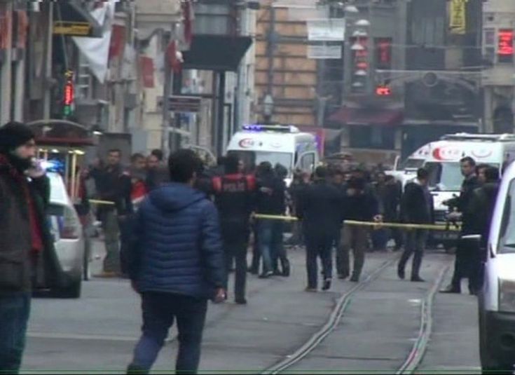 Οι πρώτες φωτογραφίες από την έκρηξη στην Κωνσταντινούπολη