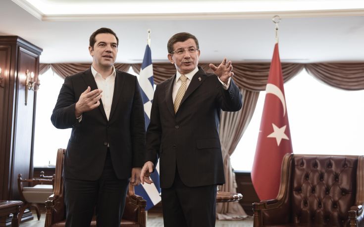Τηλεφωνική επικοινωνία Τσίπρα – Νταβούτογλου