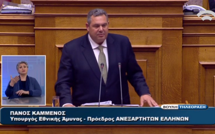 Πυρά Καμμένου σε Μητσοτάκη και Βενιζέλο