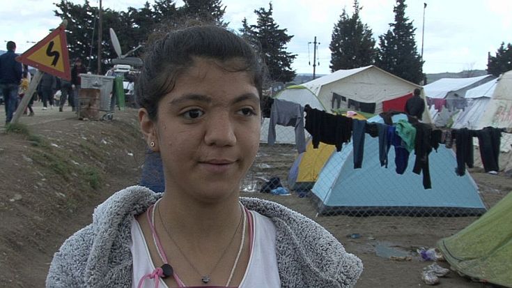 Η 16χρονη προσφυγοπούλα με το σημαδεμένο, από τις βόμβες, πρόσωπο