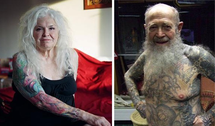 Πώς φαίνονται τα τατουάζ σε γερασμένα σώματα