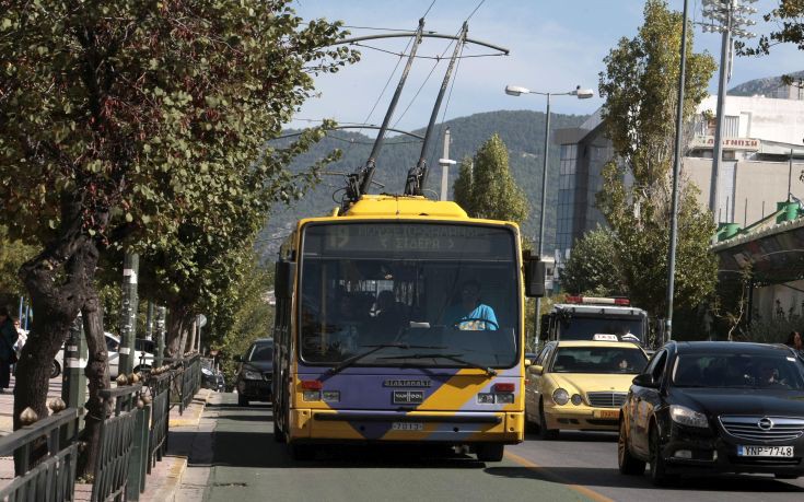 Χωρίς τρόλεϊ η Αθήνα για πέντε ώρες την Τετάρτη