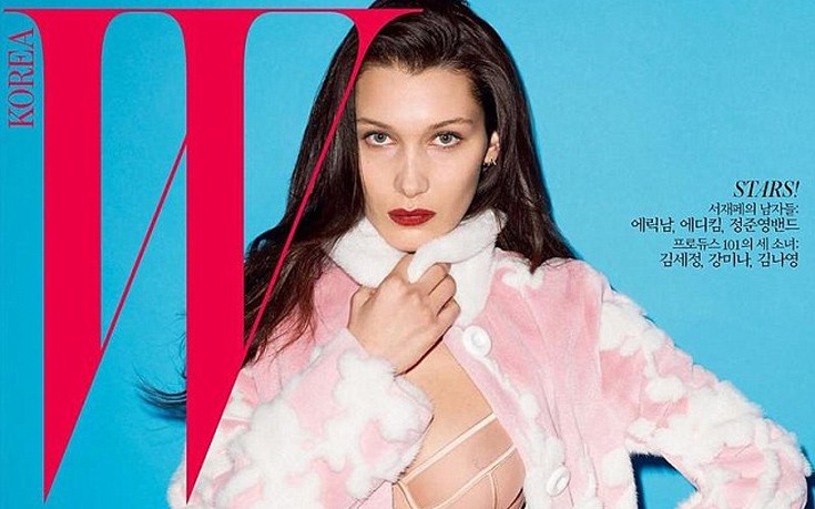 Η Bella Hadid με τα εσώρουχα στη νέα της φωτογράφιση