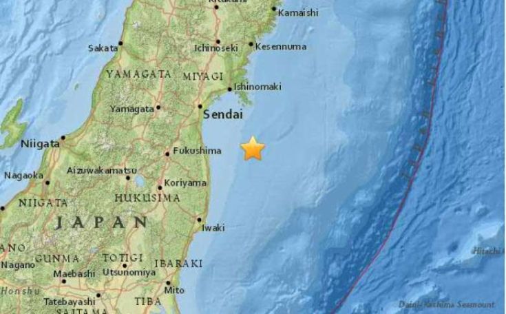 Σεισμός 6,1 βαθμών έπληξε το ανατολικό τμήμα της Ιαπωνίας