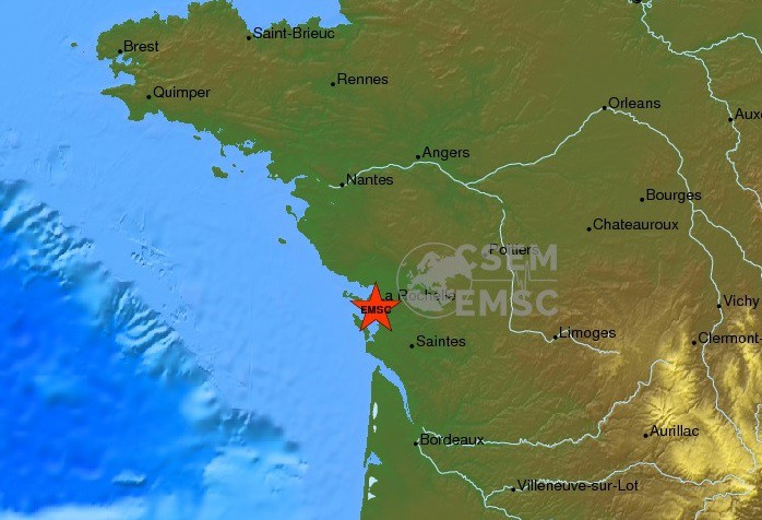 Σεισμός 5 Ρίχτερ στη δυτική Γαλλία