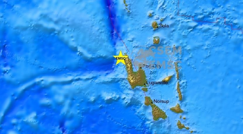 Σεισμός 6,5 Ρίχτερ στα νησιά Βανουάτου