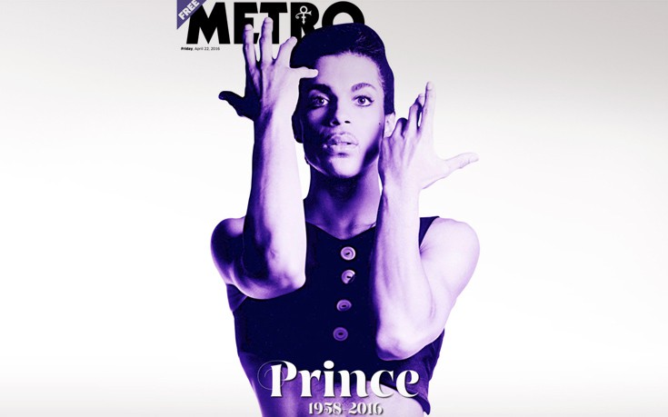 Εφημερίδες και περιοδικά αποχαιρετούν τον Prince