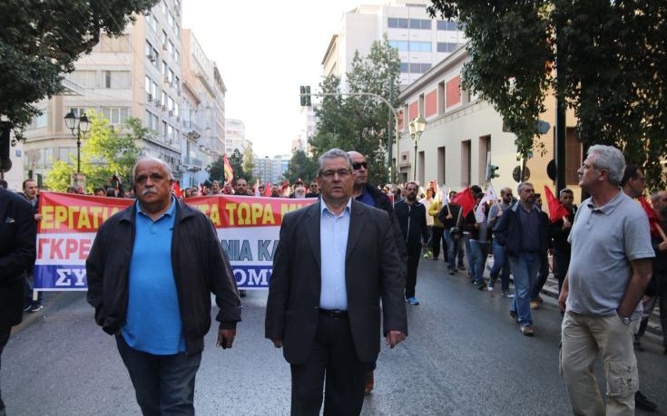 Στο Σύνταγμα η πορεία του ΠΑΜΕ