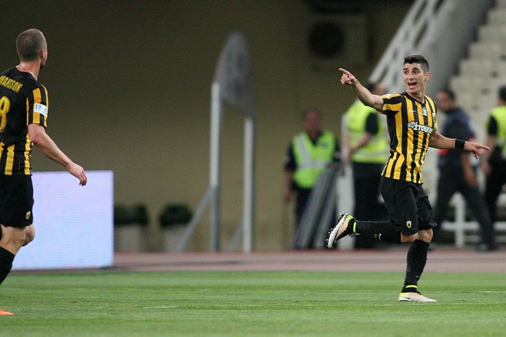 Με 1-0 προηγείται η ΑΕΚ στο ημίχρονο