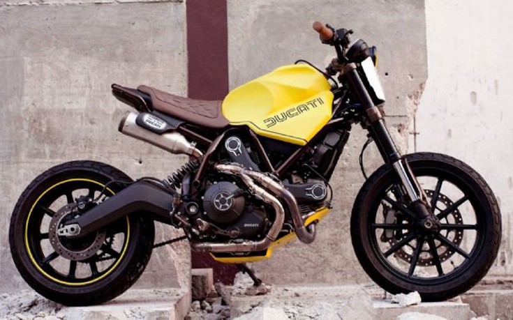 Ένα minimal Ducati Scrambler