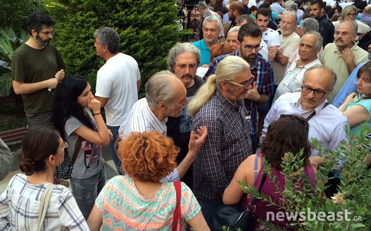 Ένταση σε εκδήλωση του ΣΥΡΙΖΑ με ομιλητή τον Φίλη