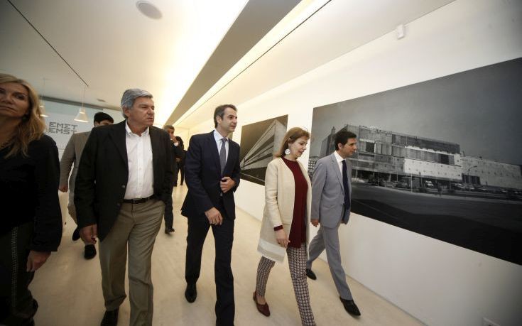 Το Μουσείο Σύγχρονης Τέχνης επισκέφθηκε ο Μητσοτάκης