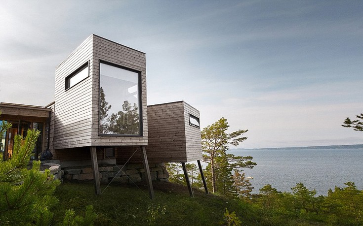 Ονειρεμένο σπίτι στην όχθη νορβηγικού φιόρδ