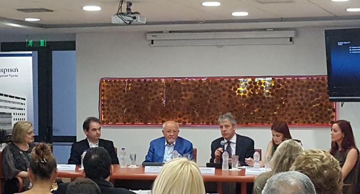 (από αριστερά) ΕΥΑΓΓΕΛΙΑ ΣΚΟΥΡΑ MD, MSc, PhD, Πυρηνικός Ιατρός, ΙΩΑΝΝΗΣ ΚΟΥΤΣΙΚΟΣ MD, PhD, Πυρηνικός Ιατρός, Επιστημονικά Υπεύθυνος PET/CT, ΕΥΑΓΓΕΛΟΣ ΣΠΑΝΟΣ MD, MSc, PhD, Πρόεδρος & Διευθύνων Σύμβουλος Ομίλου ΒΙΟΙΑΤΡΙΚΗ, JEAN- MICHEL MALBRANCQ Πρόεδρος & CEO GE Healthcare Europe, ΜΑΡΟΥΣΑ ΝΤΟΥΣΚΟΥ MD, Ακτινολόγος, Διευθύντρια ΜRI-CT Ομίλου ΒΙΟΙΑΤΡΙΚΗ (από αριστερά) ΕΥΑΓΓΕΛΙΑ ΣΚΟΥΡΑ MD, MSc, PhD, Πυρηνικός Ιατρός, ΙΩΑΝΝΗΣ ΚΟΥΤΣΙΚΟΣ MD, PhD, Πυρηνικός Ιατρός, Επιστημονικά Υπεύθυνος PET/CT, ΕΥΑΓΓΕΛΟΣ ΣΠΑΝΟΣ MD, MSc, PhD, Πρόεδρος & Διευθύνων Σύμβουλος Ομίλου ΒΙΟΙΑΤΡΙΚΗ, JEAN- MICHEL MALBRANCQ Πρόεδρος & CEO GE Healthcare Europe, ΜΑΡΟΥΣΑ ΝΤΟΥΣΚΟΥ MD, Ακτινολόγος, Διευθύντρια ΜRI-CT Ομίλου ΒΙΟΙΑΤΡΙΚΗ