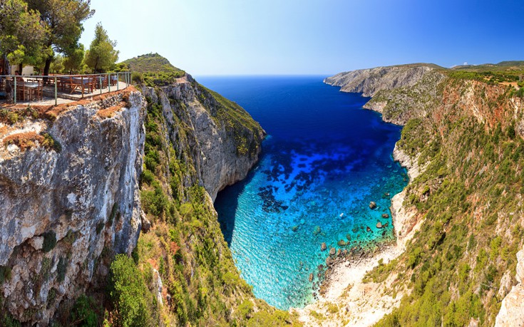 Ειδυλλιακό τοπίο από το Καμπί Ζακύνθου