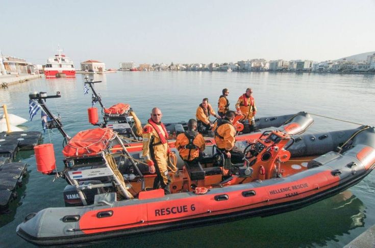 Επιχείρηση διάσωσης προσφύγων στη θαλάσσια περιοχή της Χίου