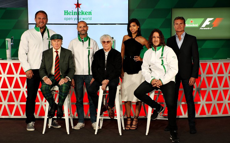 Νέα παγκόσμια συνεργασία μεταξύ Heineken και Formula One Management