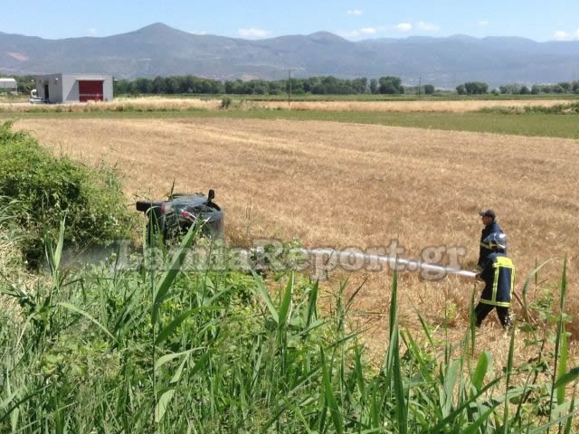 Πήγε να αποφύγει το τρακτέρ και βρέθηκε στα χωράφια