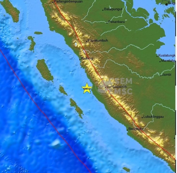 Σεισμός 6,8 Ρίχτερ στην Ινδονησία