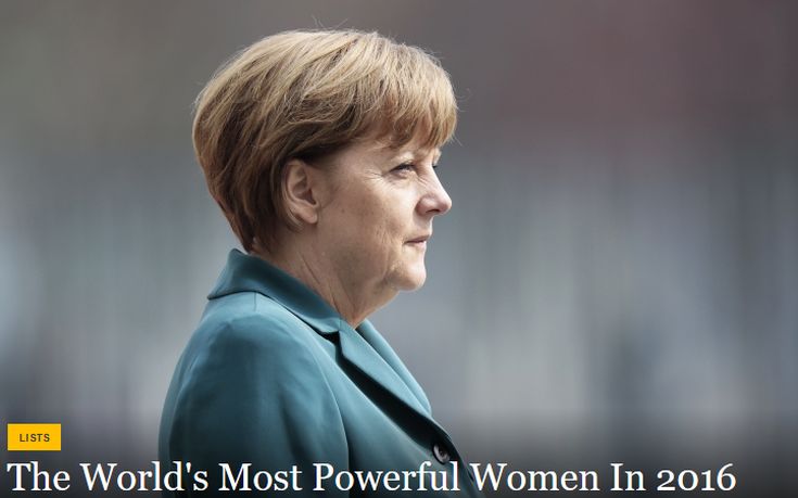 Forbes: Η Μέρκελ η ισχυρότερη γυναίκα στον κόσμο και φέτος