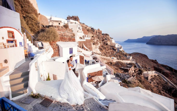 Η Ελλάδα ανάμεσα στους κορυφαίους γαμήλιους προορισμούς για τους Βρετανούς