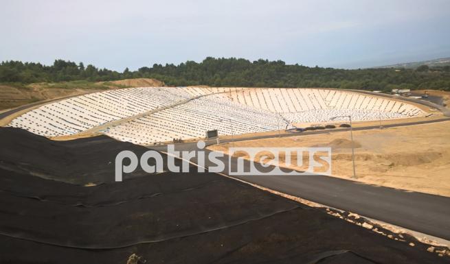 Σε λειτουργία η μονάδα για την προσωρινή διαχείριση απορριμμάτων στην «Τριανταφυλλιά»