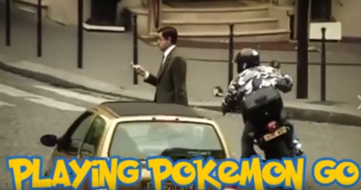 Ο Mr Bean παίζει&#8230; Pokemon Go