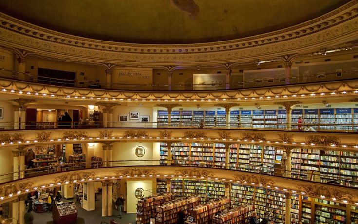 Το εκπληκτικό βιβλιοπωλείο μέσα σε θέατρο του Μπουένος Άιρες