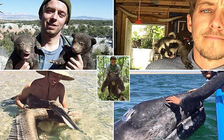 Ο διάσημος επιστήμονας του Instagram που παίζει με αρκούδες, ρακούν και φάλαινες