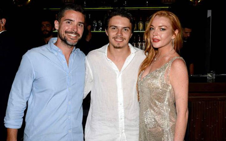 Η Lindsay Lohan γιόρτασε τα γενέθλιά της στη Μύκονο