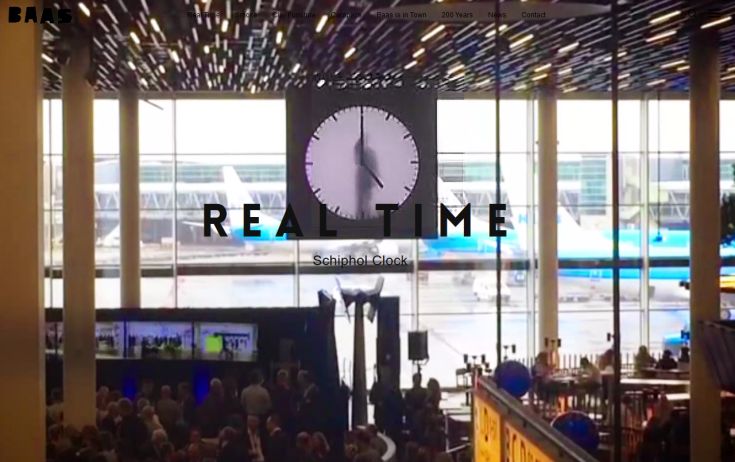 Το real time ρολόι του Maarten Baas στο Άμστερνταμ