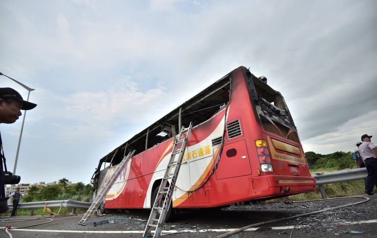 Τραγωδία με 26 νεκρούς σε τουριστικό λεωφορείο στην Ταϊβάν