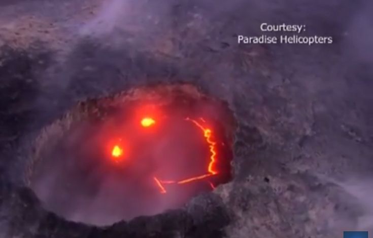 Το εντυπωσιακό χαμογελαστό ηφαίστειο της Χαβάης