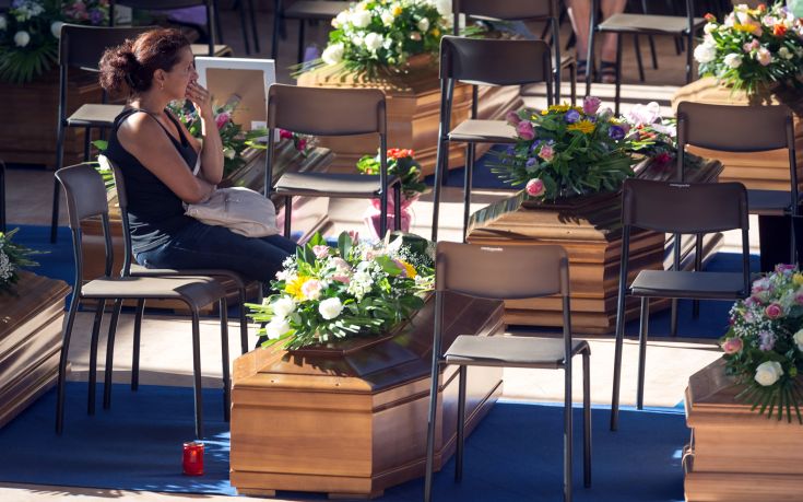 Σε βαρύ πένθος συνεχίζει να βρίσκεται η Ιταλία