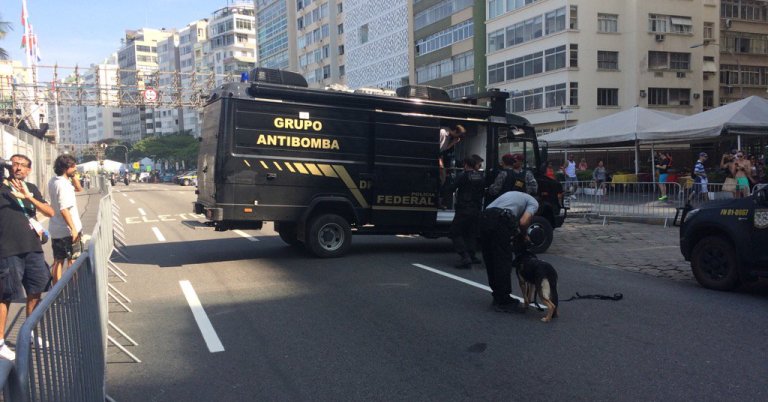 Ελεγχόμενη έκρηξη κοντά στο σημείο τερματισμού της ποδηλασίας στο Ρίο