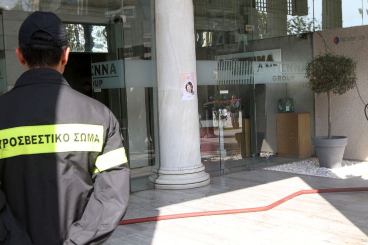 Φωτιά στο παλιό κτίριο του ΑΝΤ1