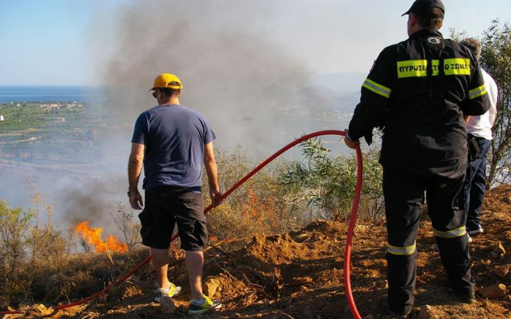 Καλύτερη η εικόνα από τη φωτιά στη Νέα Σάντα Ροδόπης