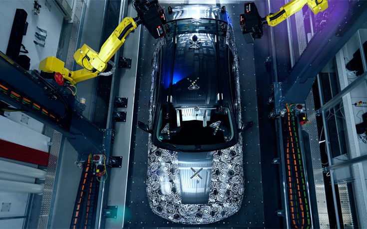 Μέτρησης υψηλής ακρίβειας παράγει ένα τρισδιάστατο μοντέλο BMW επόμενης γενιάς
