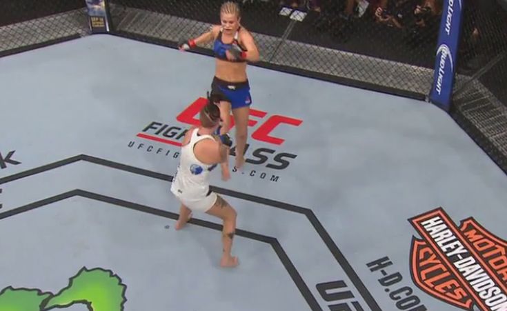 Τρομερό νοκ άουτ σε γυναικείο αγώνα UFC