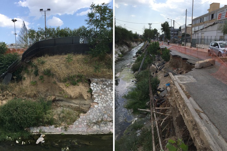 Μεγάλες καθυστερήσεις στα έργα της Λάμπρου Κατσώνη στους Αγίους Αναργύρους