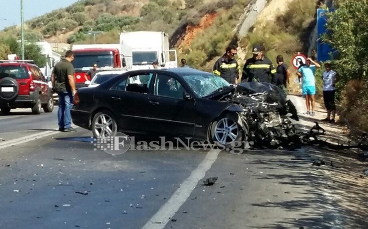 Θανατηφόρο τροχαίο με έναν νεκρό και τρεις τραυματίες στην Κρήτη